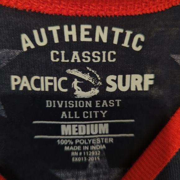 AUTHENTIC CLASSIC PACIFIC SURF TANK TOP Stars and Stripes Size M Medium -484 - Picture 4 of 6